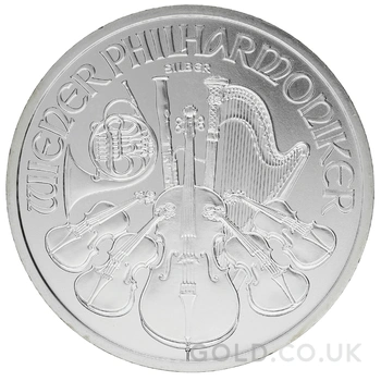 2012 Austrian Philharmonic Silver Coin 1oz