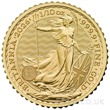 2026 1/10oz Gold Britannia Coin