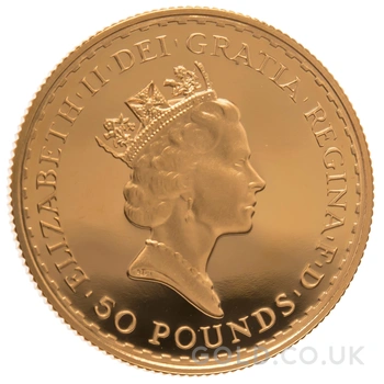 1987 Proof 1/2oz Gold Britannia Coin