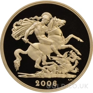 Gold Proof £2 Two Pound Double Sovereign (2006) PCGS PR69