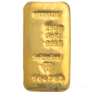 250g Metalor Gold Bar
