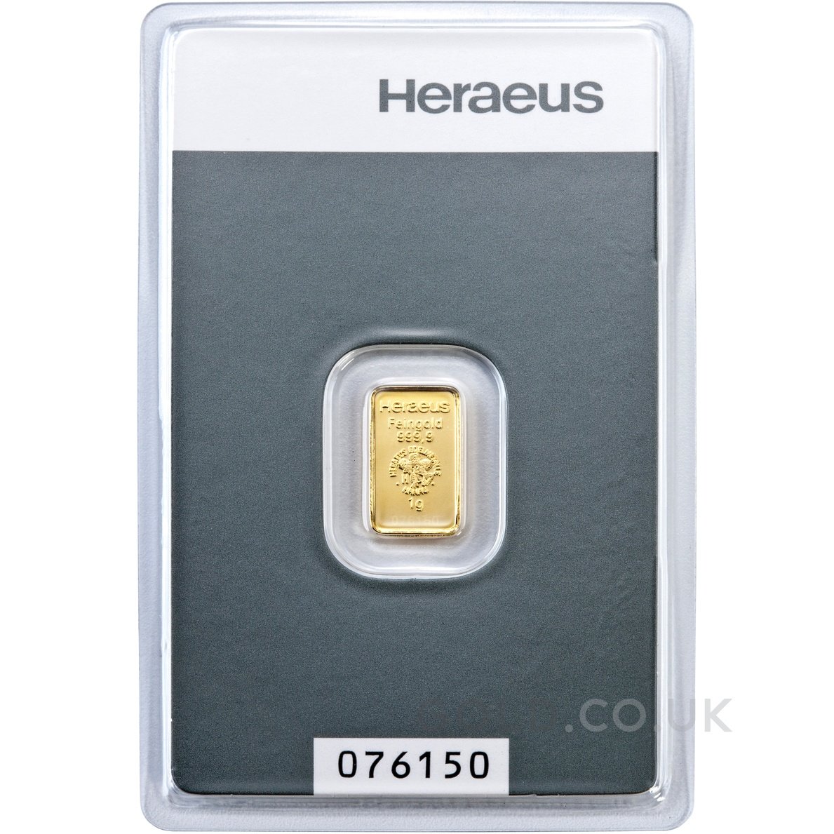 1g Gold Bar Heraeus