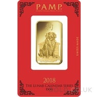 1oz PAMP Year of the Dog (2018)