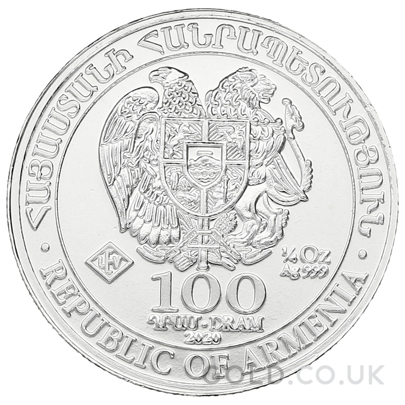 2020 Armenian Noah's Ark Silver Coin 1/4oz