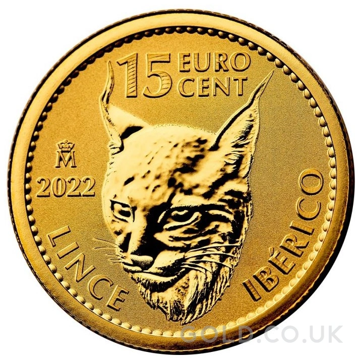 2022 1/10oz Spanish Gold Iberian Lynx Coin