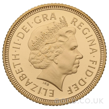 2000 Proof Gold Half Sovereign Boxed