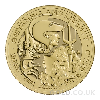 2026 1oz Britannia & Liberty Gold Coin