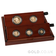 2020 Gold Proof Sovereign Five Coin Set Fifth Head