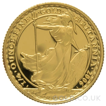 2006 Proof 1/4oz Gold Britannia Coin