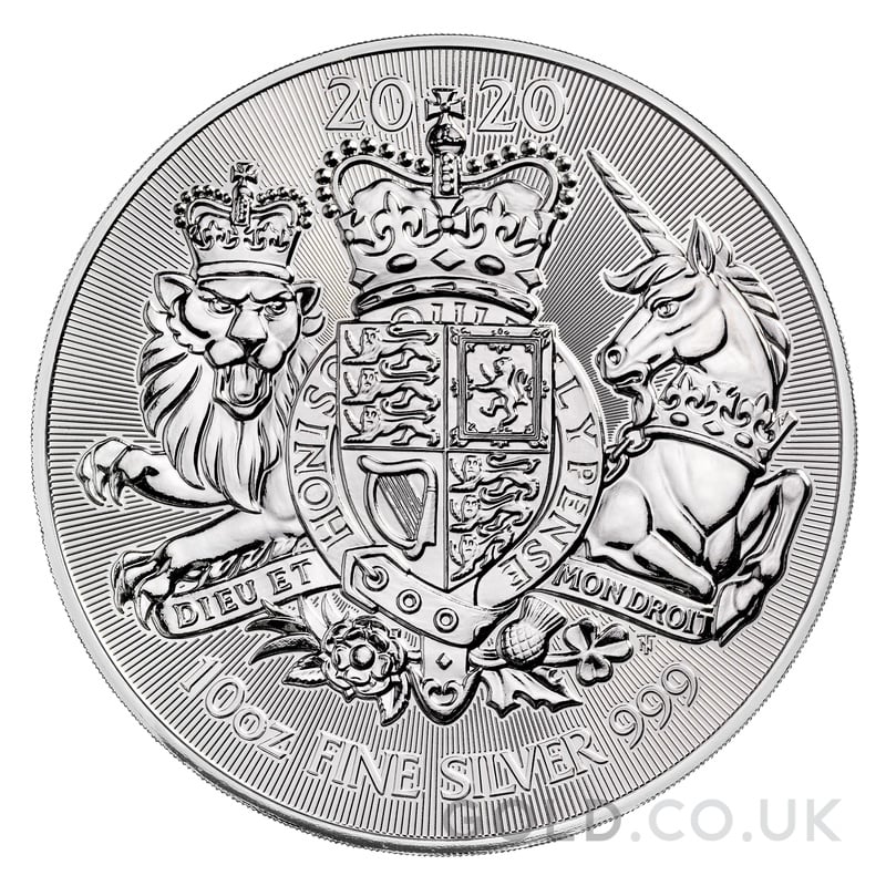 2020 Royal Arms Silver Coin 10oz