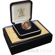 2002 Gold Proof Sovereign Boxed