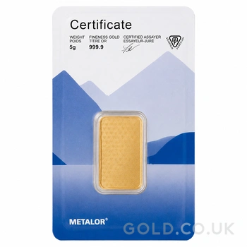 5g Gold Bar Metalor