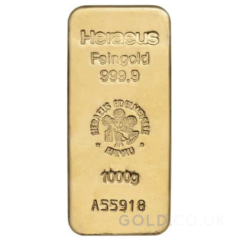 1kg Gold Bar Heraeus