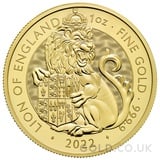 The Lion of England - Tudor Beasts 1oz Gold Coin (2022)