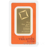 50g Valcambi Gold Bar