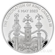 2023 Coronation of King Charles III Piedfort £5 Proof Crown Silver Coin (2023)