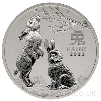 2023 Year of the Rabbit Silver Coin 1oz Perth Mint Australian Lunar Series