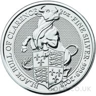 The Black Bull of Clarence - 2oz Silver Coin