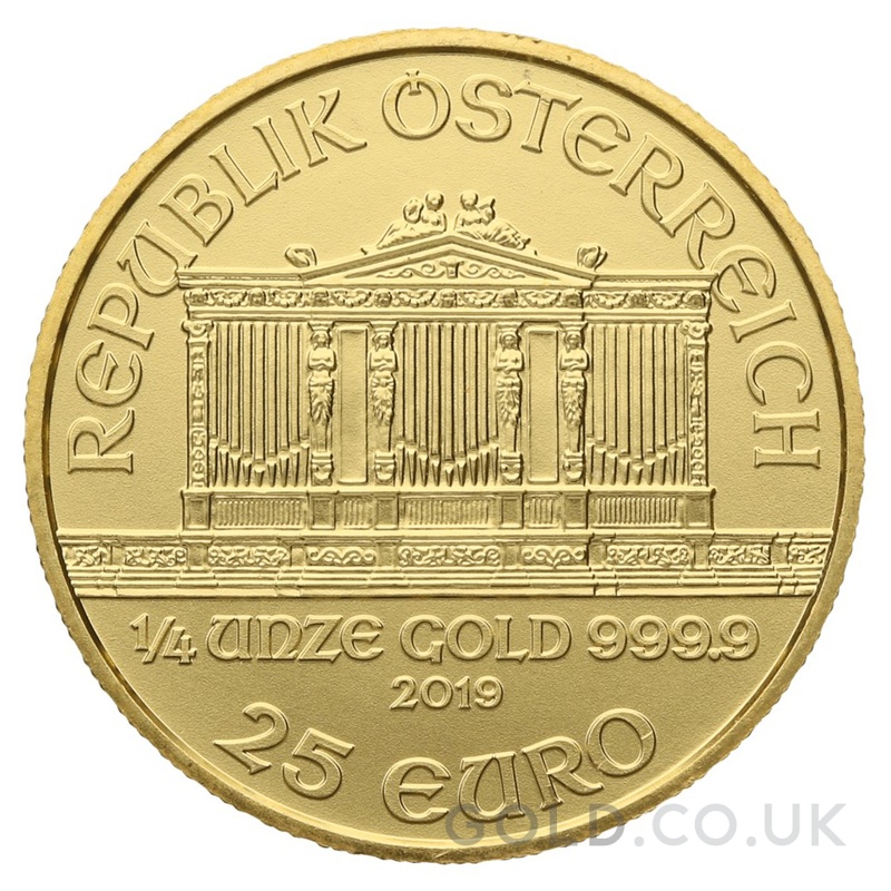 2019 1/4oz Austrian Gold Philharmonic Coin