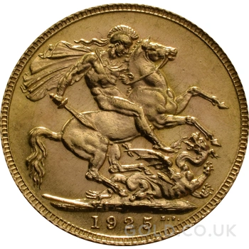 1925 Gold Sovereign Coin George V