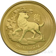 Gold Perth Mint Year of the Dog 1oz (2018)