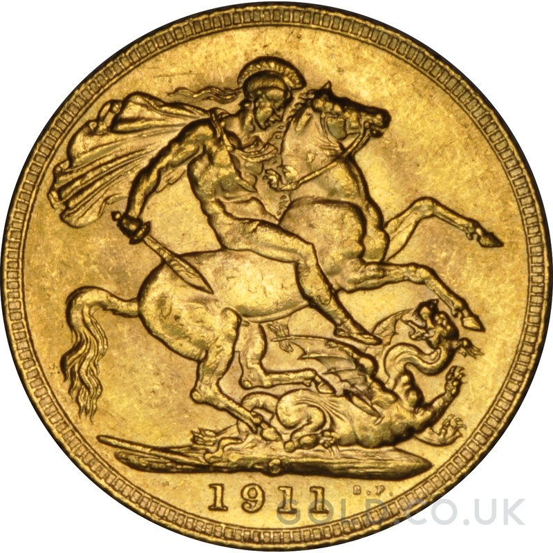 1911 Gold Sovereign Coin George V Canada