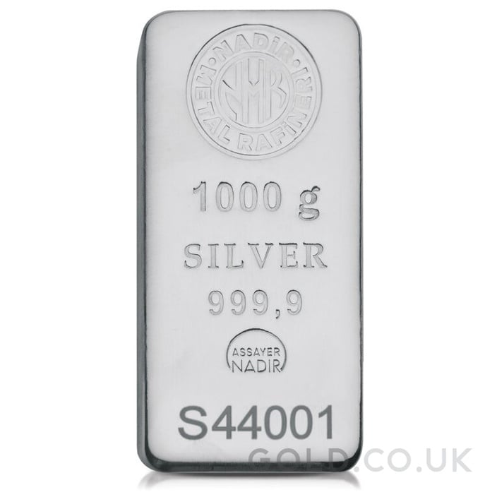 1kg Silver Bar Nadir