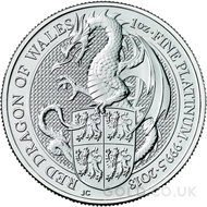 1oz Platinum Coin - The Red Dragon