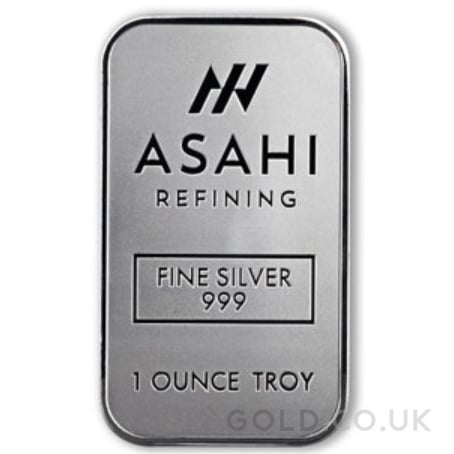 1oz Silver Bar Asahi Minted