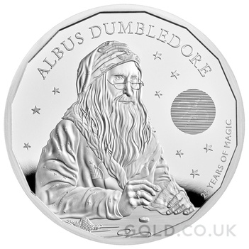 2023 Proof 1oz 25th Anniversary of Harry Potter Silver Coin Dumbledore Boxed