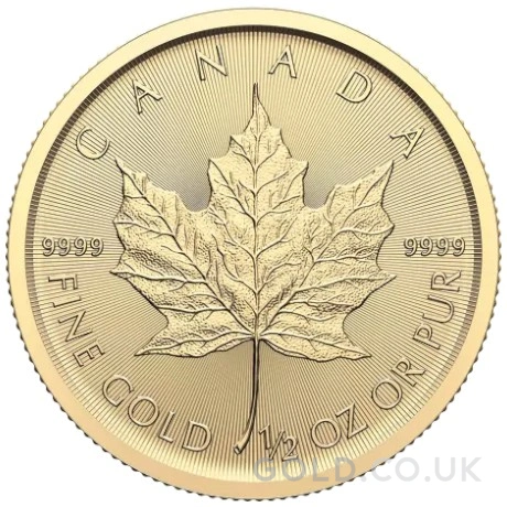 2024 1/2oz Canadian Maple Leaf Gold Coin