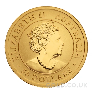 2021 1/2oz Australian Kangaroo Gold Nugget Coin