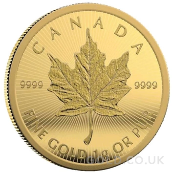 2022 MapleGram 25 x 1g Gold Coins