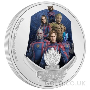 2023 Proof Guardians of the Galaxy Silver Coin 1oz Boxed