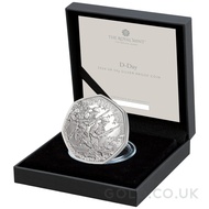 80th Anniversary of the D-Day Landings Fifty Pence 50p Proof Silver Coin Boxed (2024)