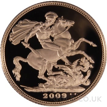 2009 Proof Gold Sovereign Boxed