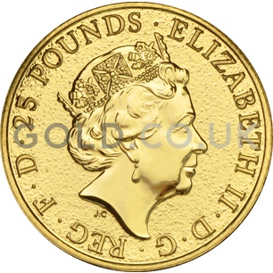 The Red Dragon - 1/4oz Gold Coin