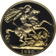 Gold Proof £2 Two Pound Double Sovereign (1985)