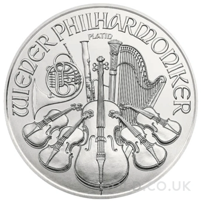 2022 Austrian Philharmonic Platinum Coin 1oz