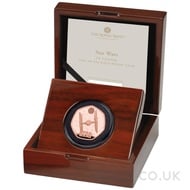 TIE Fighter Fifty Pence Proof Gold Coin Boxed (2024)