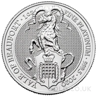 2020 The Yale Of Beaufort - 1oz Platinum Coin