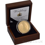 Gold Proof Five Pounds - William and Catherine Royal Wedding (2011)