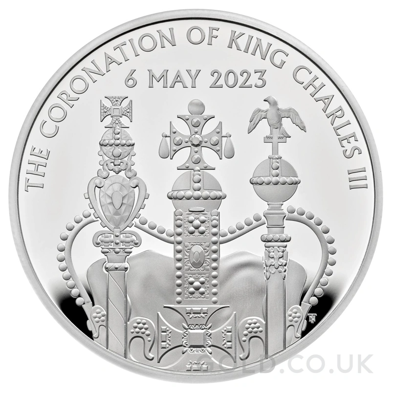 2023 £5 Silver Crown Coronation of King Charles III Proof Coin Boxed