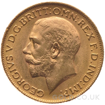 1911 Gold Sovereign Coin George V Melbourne