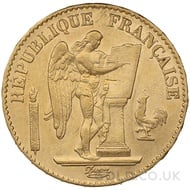 20 French Francs - Guardian Angel - A (1876)