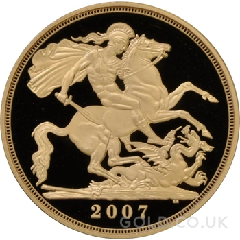 2007 Proof £2 Coin Gold Double Sovereign