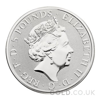 2022 Lion of England - Tudor Beasts 2oz Silver Coin