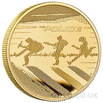 2023 Proof 2oz The Police Gold Coin Music Legends Boxed