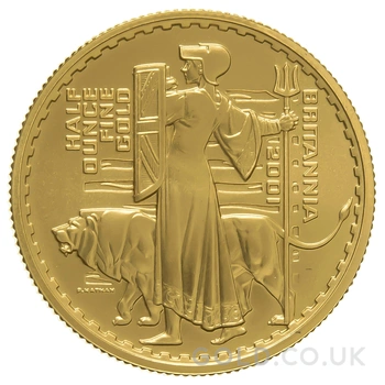 2001 Proof 1/2oz Gold Britannia Coin