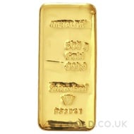 500g Metalor Gold Bar